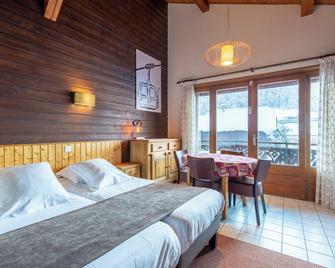 Hôtel Les Côtes, Résidence Loisirs et Chalets - מורזין - חדר שינה