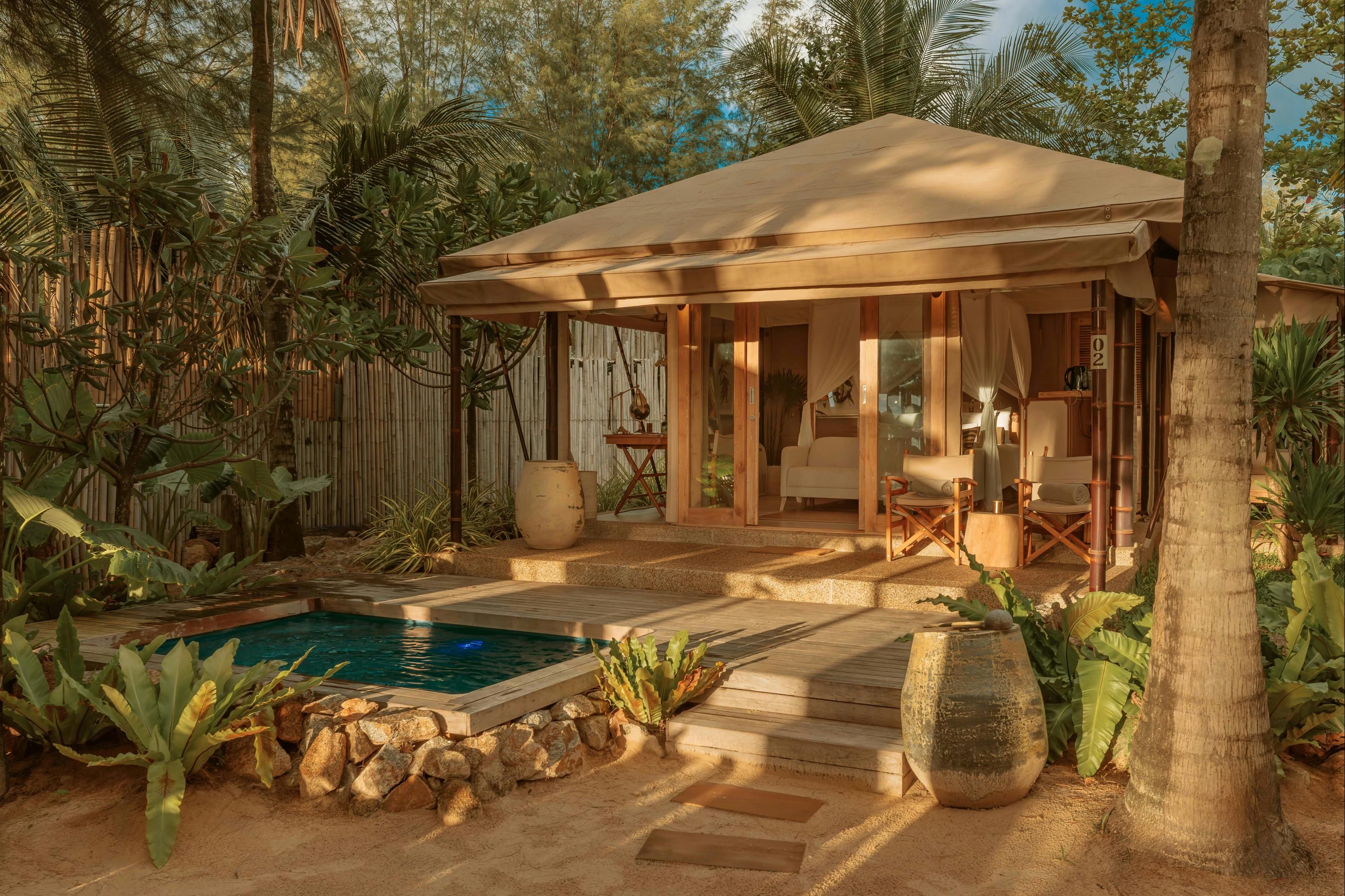 Twinpalms Tented Camp Phuket - Choeng Thale - Makuuhuone