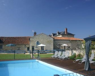 Superb well equipped 3 bedroom gite with swimming pool on Loire/Vienne border - Monts-sur-Guesnes - Piscina
