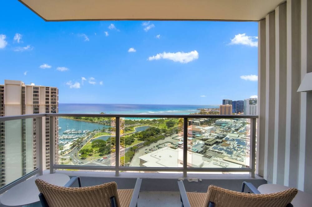 4br/4.5ba Presidential Suite Ala Moana3307,Spectacular Ocean Views! Book Now! - הונולולו - מרפסת