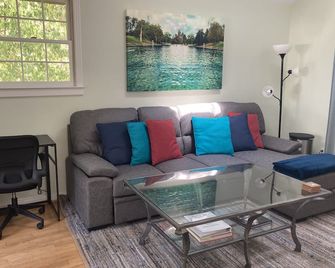 Centrally Located Treehouse Studio Apt - أوستن - غرفة معيشة