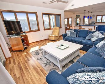 Semi-Oceanfront, Private Pool, Hot Tub, - Duck - Sala de estar