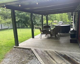 Cruso Creek (Villa 1) - Creek, Fireplace, Near Asheville, View, Wifi - Canton - Patio