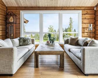 Nice Home In Hurdal With Wifi - Hurdal - Sala de estar