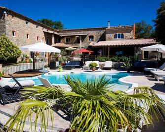 Les Chalets En Cevennes - Bagard - Piscina