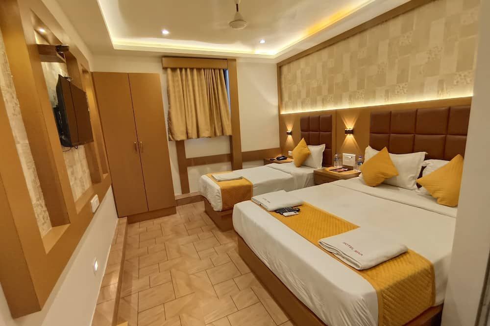 Hotel Riva International - Near Nesco Center - Mumbai - Slaapkamer