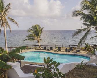 Oceanfront. Saltwater Pool. Walk to Cane Bay Beach & Restaurants. - Kingshill - Pool
