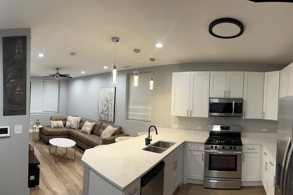 Breeze of Bronzeville Chicago: 3 bedroom 2 bath 9 mins from downtown chicago - שיקאגו - מטבח