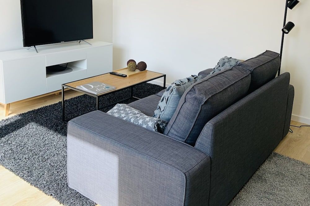 Apartment Skandi-Home quiet location NEW - Düsseldorf North - دوسيلدورف - غرفة معيشة