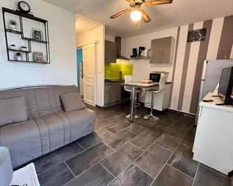 Studio Cabine Avec Parking Prive - Valras-Plage - Living room