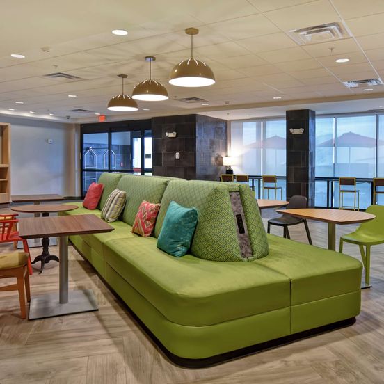 Lounge view of Home2 Suites by Hilton Shreveport