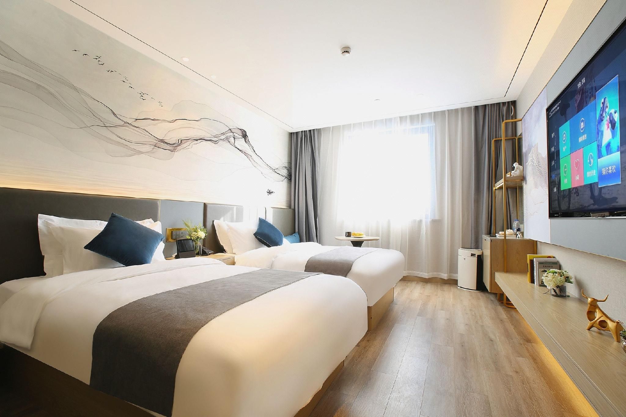 Waiting Hotel (Shanghai Wusongkou International Cruise Terminal Branch) - שנחאי - חדר שינה