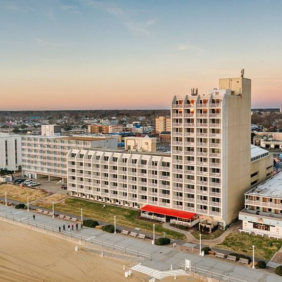 Building view of Ocean Sands Resort, Oceanfront, Virginia Beach by Vacatia