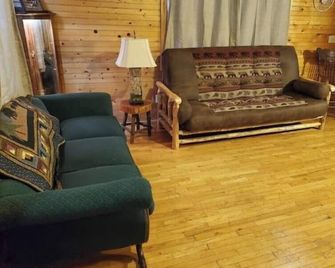 Pioneer cabin in Bowden, Canaan Valley sleeps 8 - Elkins - Living room