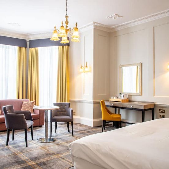 Bedroom view of Arnos Manor Hotel