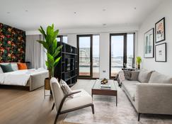 Elegant and Modern Apartments in Canary Wharf right next to Thames - Londres - Sala de estar