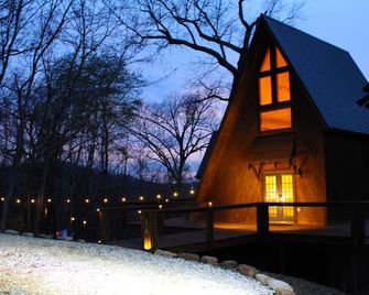 Lakeview Haven - A-Frame Treehouse Beaver Lake - Springdale - Building