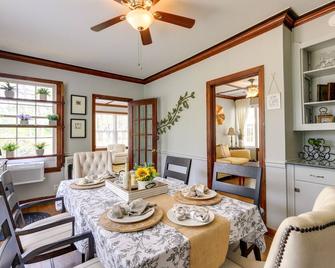 Quiet Ellaville Home w/ Patio + Outdoor Dining! - Ellaville - Dining room