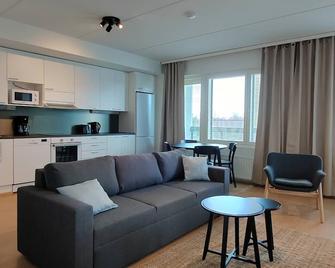 Forenom Serviced Apartments Oulu Lekatie - Oulu - Wohnzimmer