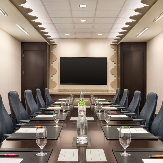 Conference room view of Hilton Motif Seattle