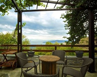 Great Pelion Villa Villa Stone House 2 Bedrooms Sea View - Agios Georgios Nileias - Balcony