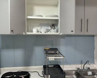 Charming 1-bedroom apartment with AC, WiFi in delightful Torreón - Torreón - Phòng bếp