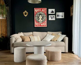 Chalet Pachamama - Pour 10 avec jacuzzi - Fleury - Sala de estar