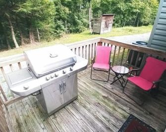 Roomy House on 2 private acres above the cliffs at Summersville Lake - Summersville - Balkon