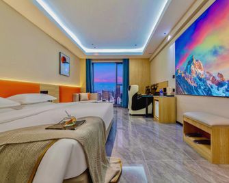 Huoshan Esports Hotel (Deyang Wuzhou Plaza Branch) - Deyang - Chambre