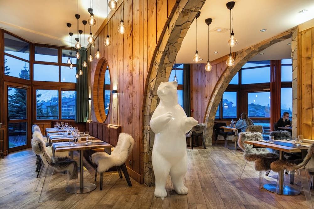 Royal Ours Blanc Boutique Hôtel & Spa - Huez - Restaurant