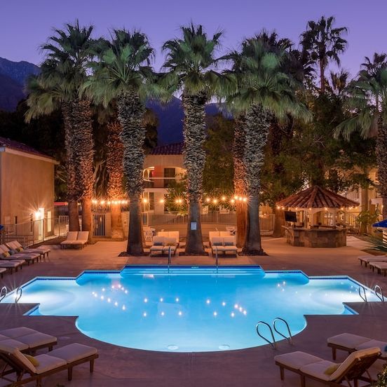 Pool view of L3 Oasis Hotel