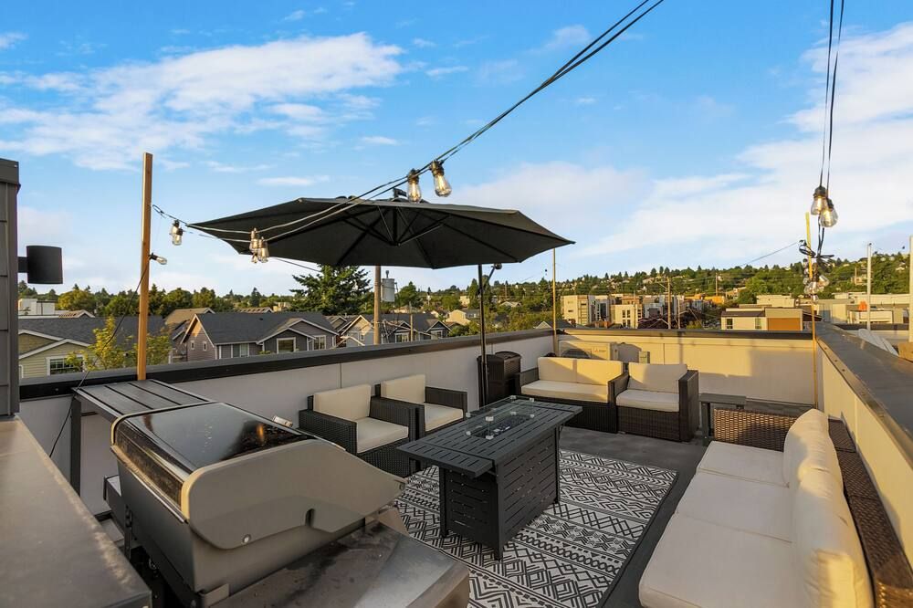 Modern Ballard Townhouse - Rooftop - סיאטל - מרפסת