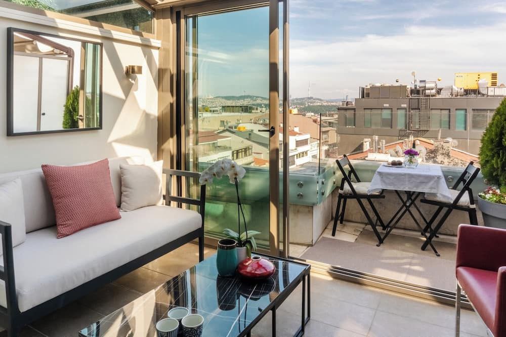 Cheya Deluxe Residence Nisantasi Istanbul City Center - איסטנבול - מרפסת