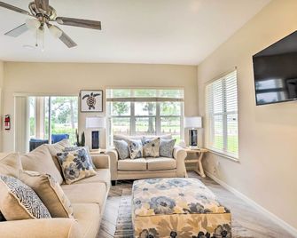 Cozy Port St Lucie Golf Villa On Pga Course! - Port St. Lucie - Wohnzimmer