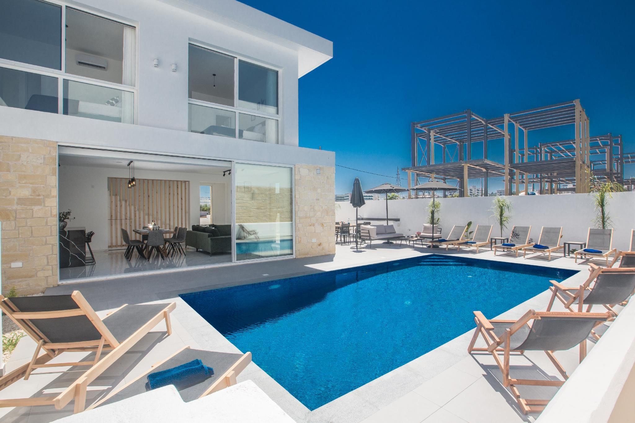 Protaras Vie Bleu Villa Vb1 - Protaras - Pool