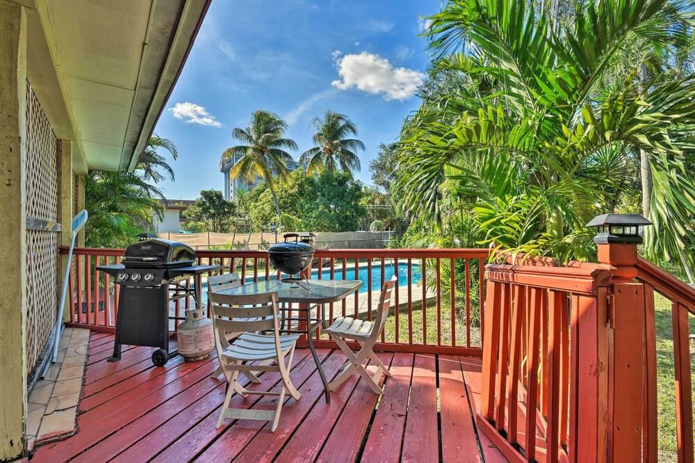 Quaint Central Miami Bungalow: 10 Mi to Mid-Beach! - Miami - Balkong