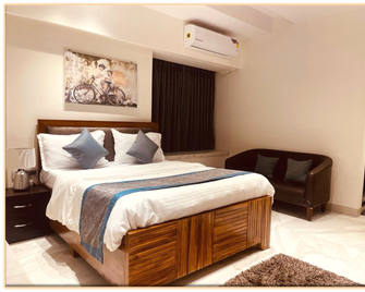 Tim Service Apartment Goregaon East Near Nesco - Mumbai - Bedroom