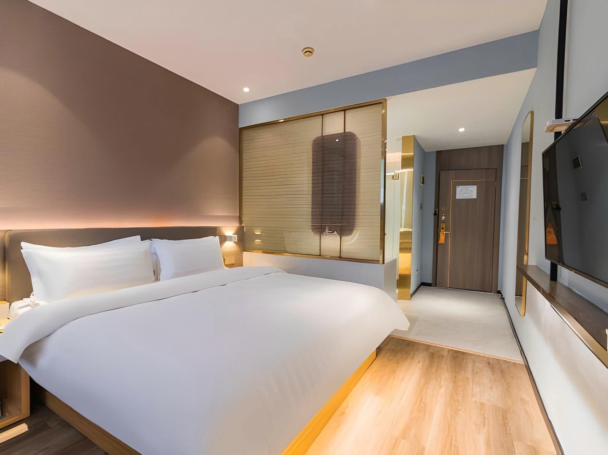 7 Days Premium Hotel (Fuzhou Mawei Shipbuilding culture) - פוז'ו - חדר שינה