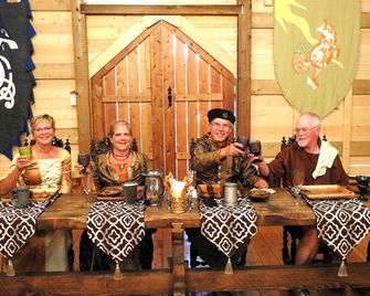 Luxury Camping Tent on a Medieval-Themed Property near Calgary, Canada - Three Hills