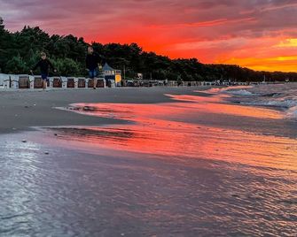 Villa Strandidyll Apartment 16, Balkon mit Meerblick - Binz - Beach