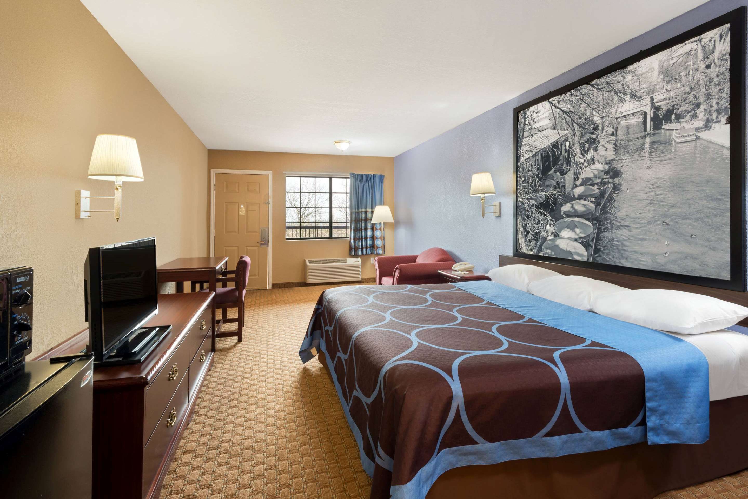 Super 8 by Wyndham San Antonio/Riverwalk Area - San Antonio - Habitación