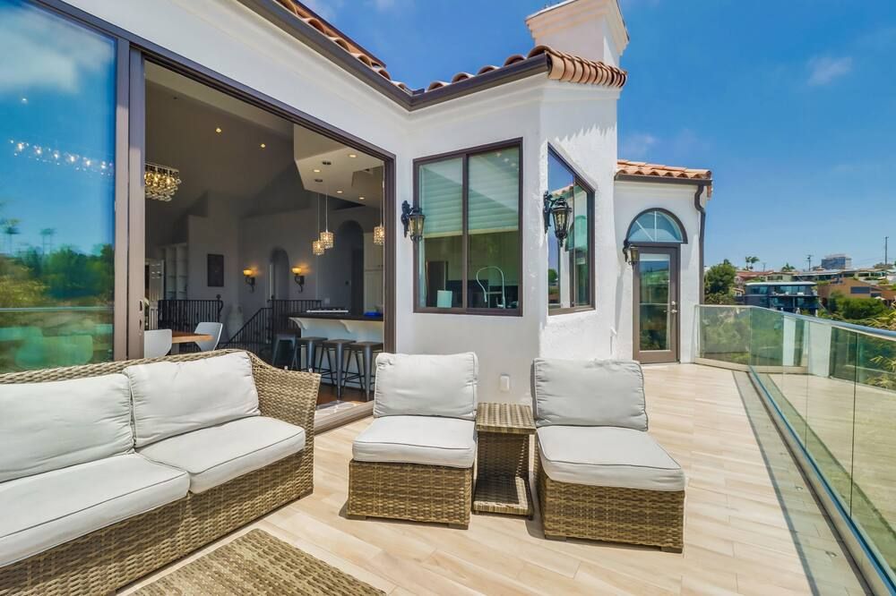 Private Luxury Resort Home In Of The City - Pool Spa Outdoor Lounge Casa Paradiso - سان دييغو - شرفة مرصوفة