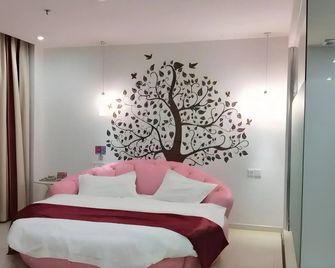 Thank Inn Hotel Hebei Zhangjiakou Guyuan County Yingbin Avenue - Zhangjiakou - Slaapkamer