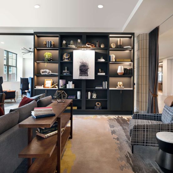 Lounge view of The Slate Denver, Tapestry Collection By Hilton