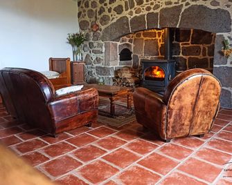 Between stone and wood - cosy 1809 gîte - up to 10p - nature and views - Saint-Martin-Valmeroux - Salon