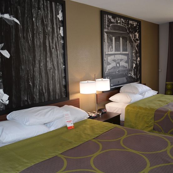 Bedroom view of Super 8 by Wyndham Salinas