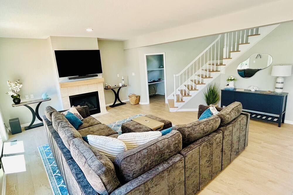 Charming Waterfront 3-bedroom house in Piney Point - Piney Point - Sala de estar