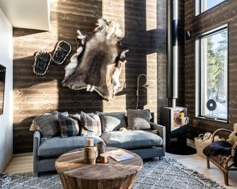 Nybyggda parhus i Idre - Idre - Sala de estar
