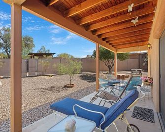 Private desert villa w/King & Queen beds, Mtn views Oro Valley & NW Tucson area - Casas Adobes - Patio