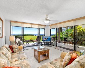Kksr3101 Direct Oceanfront Ground Floor Corner Advocates Planet-Friendliness - Kahaluu-Keauhou - Sala de estar